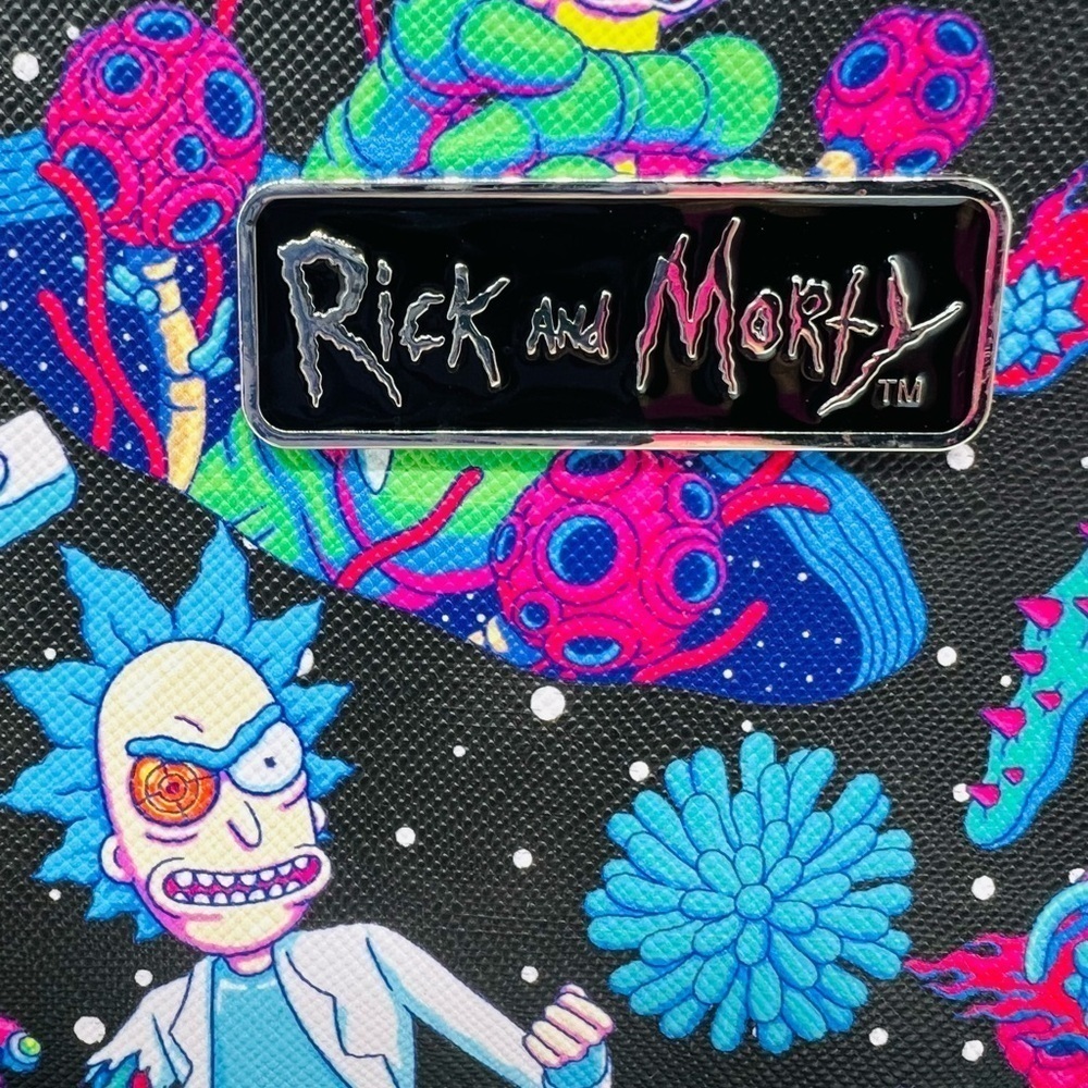 Rick And Morty By Bioworld Colorful Backpack Nwot - image 2